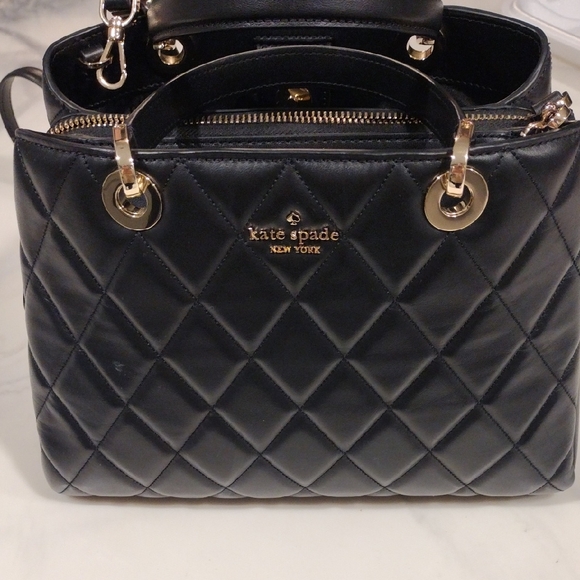 kate spade Handbags - Kate Spade Black Quilted Shoulder Bag